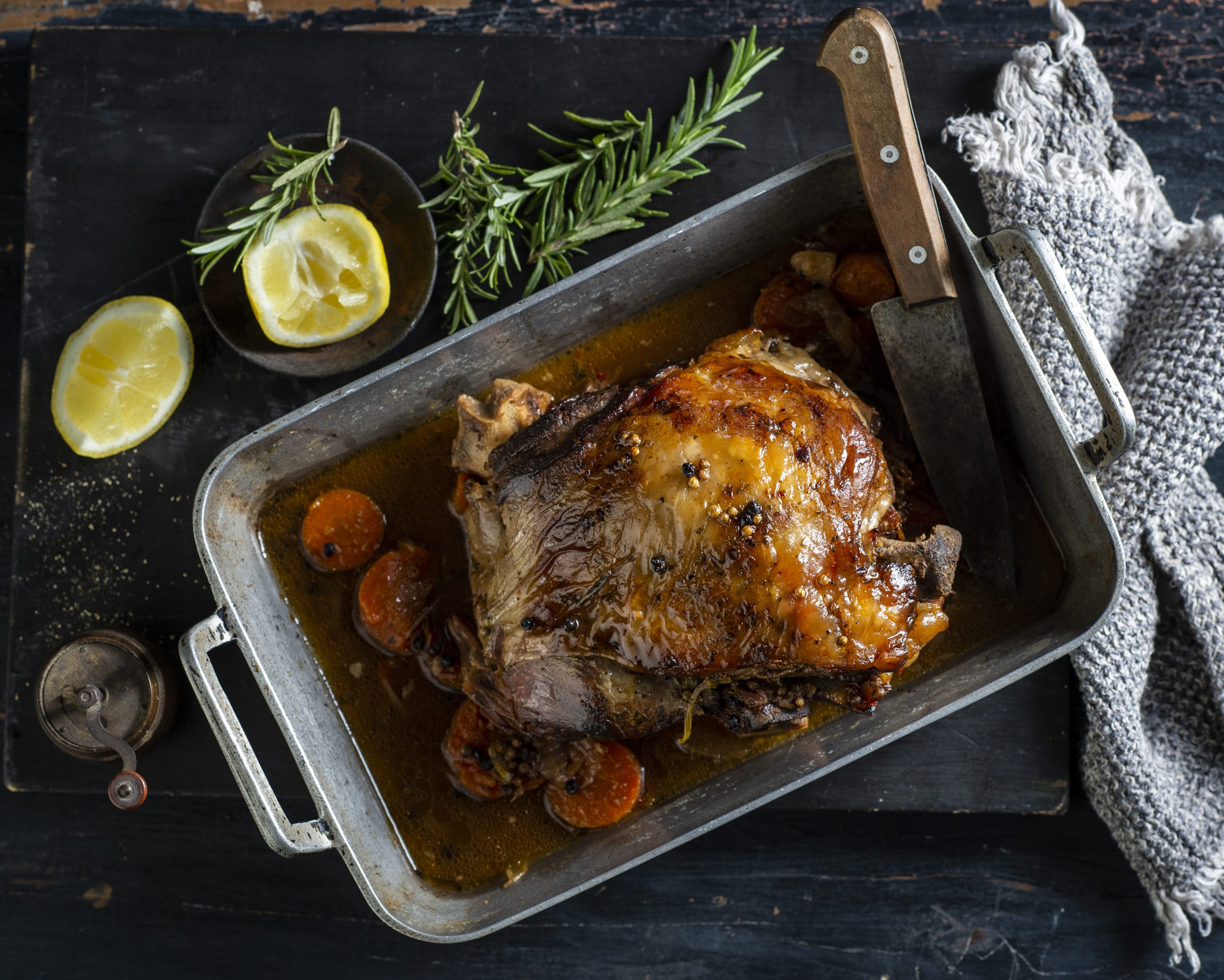 Slow Roasted Leg of Lamb