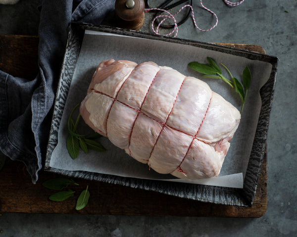 Rolled turkey breast